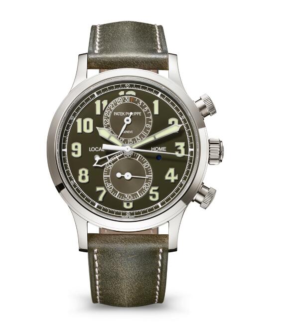 Replica Watch Patek Philippe 5924G-010 Complications Ref. 5924G Calatrava Pilot Travel Time Chronograph